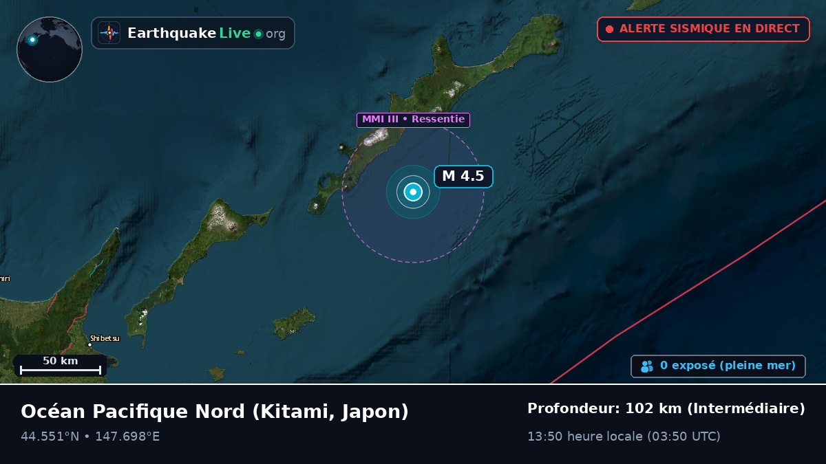 Océan Pacifique Nord (Japon)