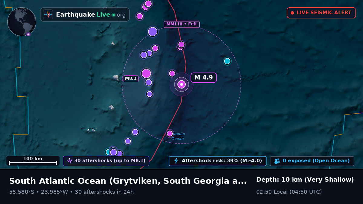 South Atlantic Ocean (South Georgia and the Islands)