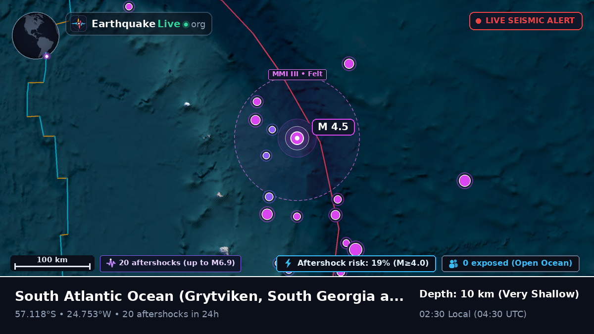 South Atlantic Ocean (South Georgia and the Islands)
