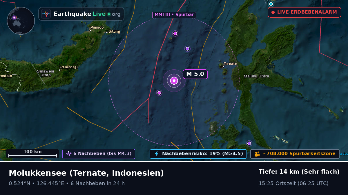 Molukkensee (Indonesien)