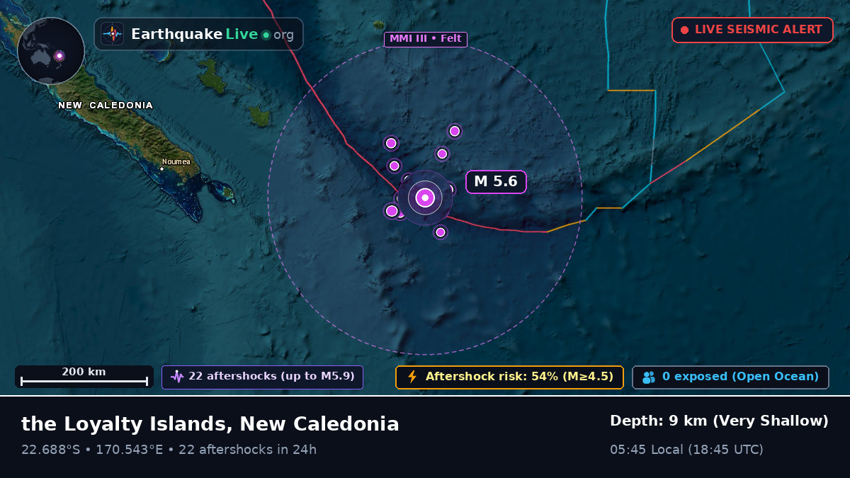 South Pacific Ocean (New Caledonia)
