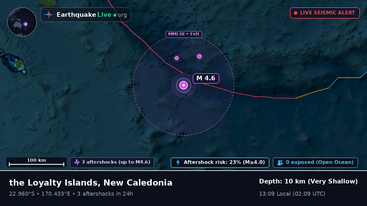South Pacific Ocean (New Caledonia)