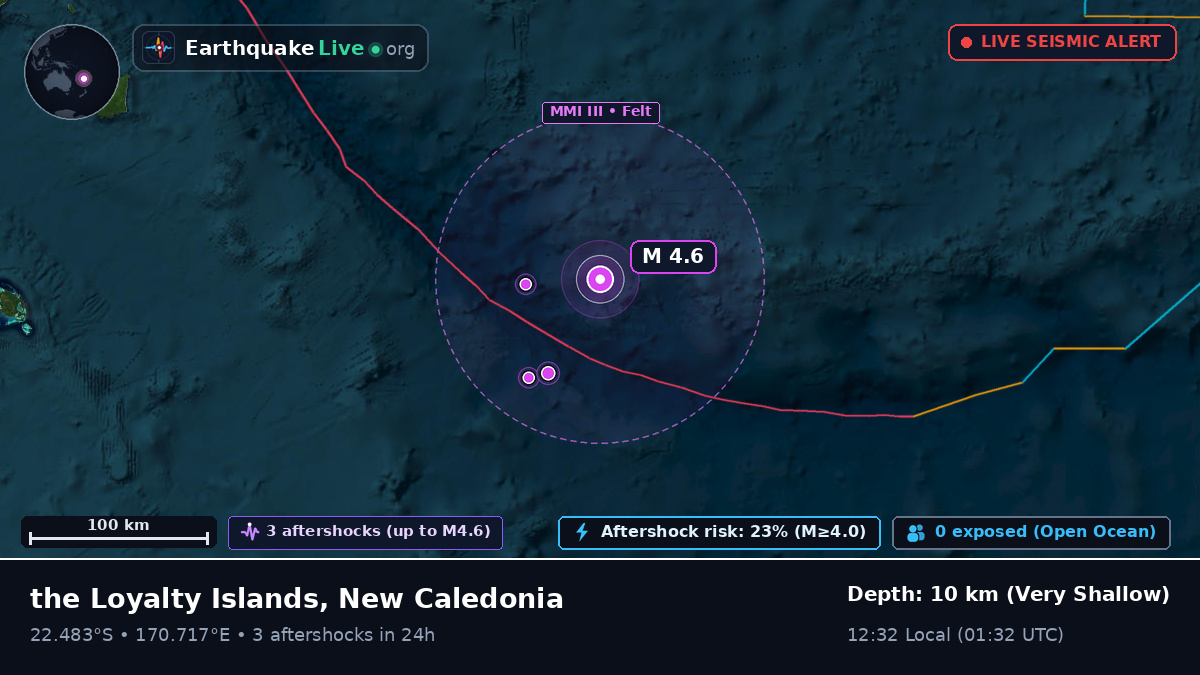 South Pacific Ocean (New Caledonia)