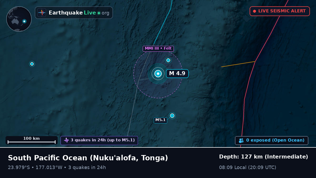 South Pacific Ocean (Tonga)