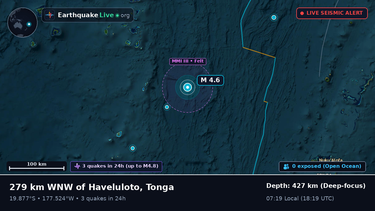 South Pacific Ocean (Tonga)