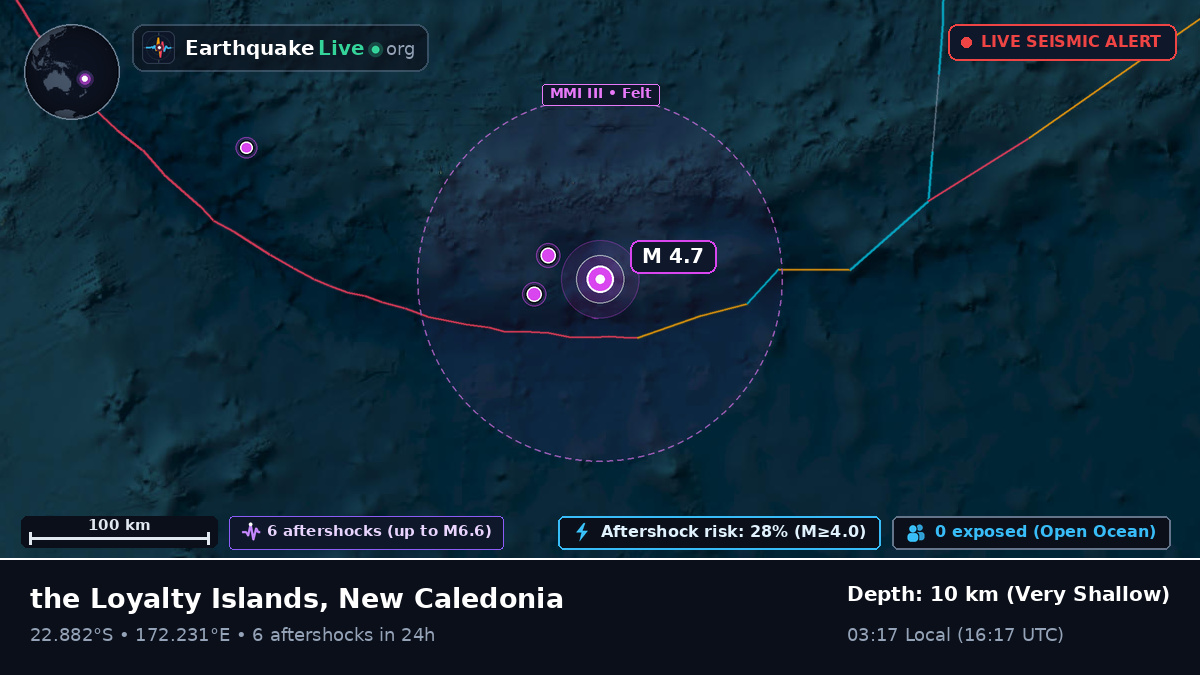 South Pacific Ocean (New Caledonia)