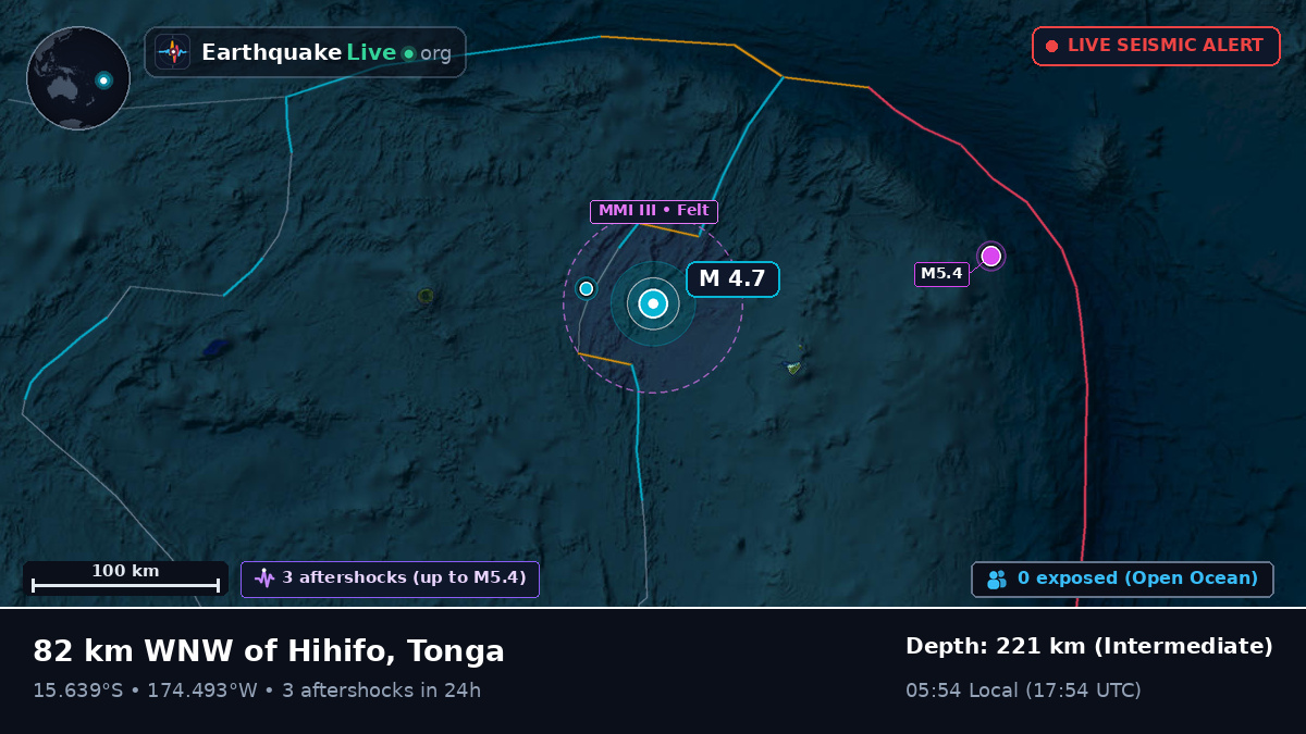 South Pacific Ocean (Tonga)