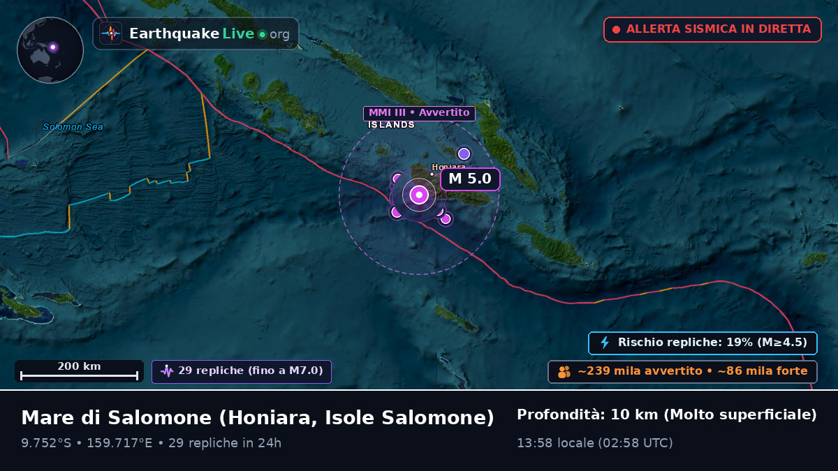 Mare di Salomone (Isole Salomone)