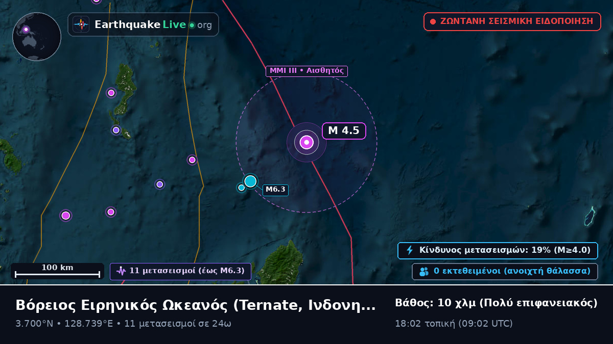 Βόρειος Ειρηνικός Ωκεανός (Ινδονησία)
