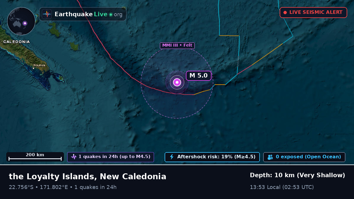 South Pacific Ocean (New Caledonia)