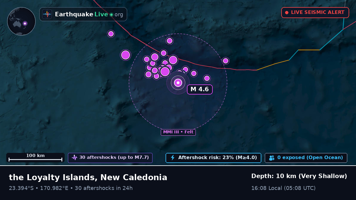 South Pacific Ocean (New Caledonia)