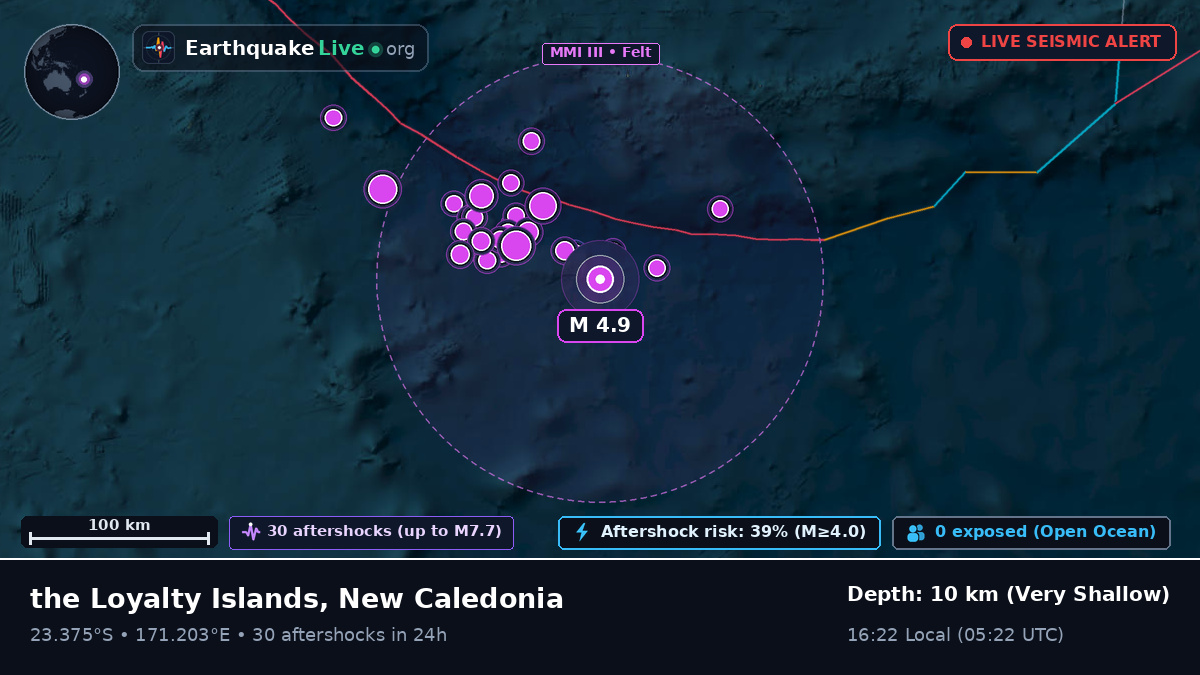 South Pacific Ocean (New Caledonia)