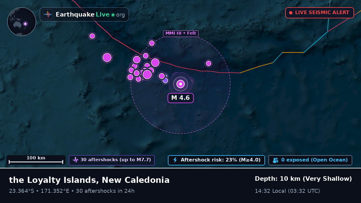 South Pacific Ocean (New Caledonia)