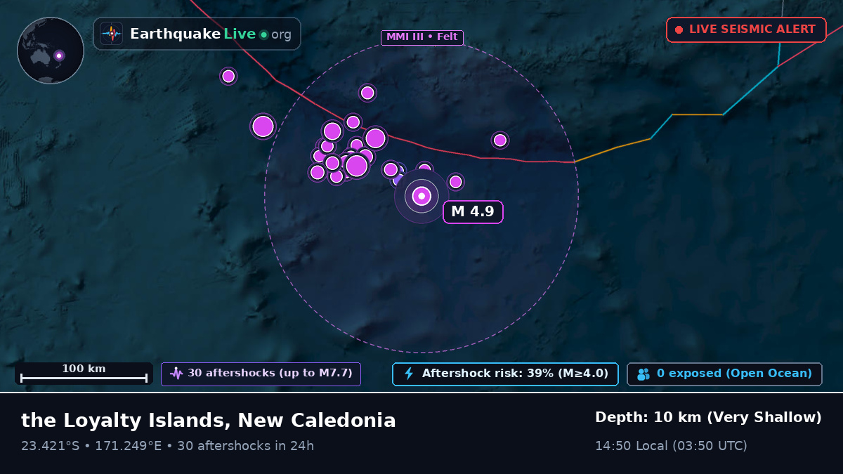 South Pacific Ocean (New Caledonia)