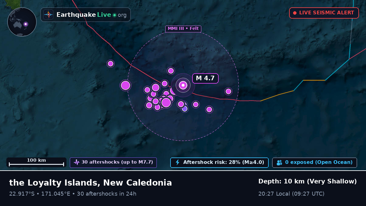 South Pacific Ocean (New Caledonia)
