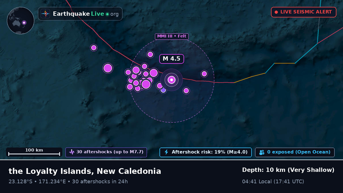 South Pacific Ocean (New Caledonia)