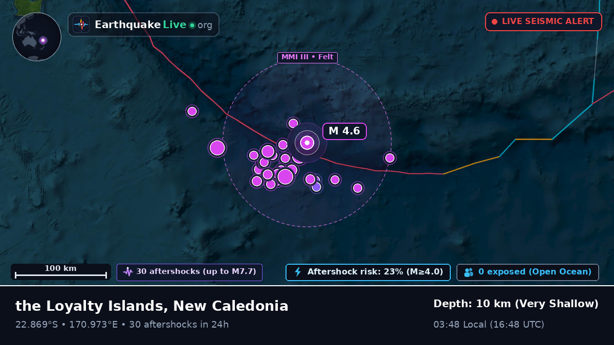 South Pacific Ocean (New Caledonia)