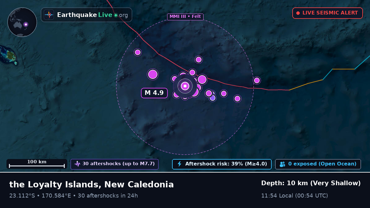 South Pacific Ocean (New Caledonia)