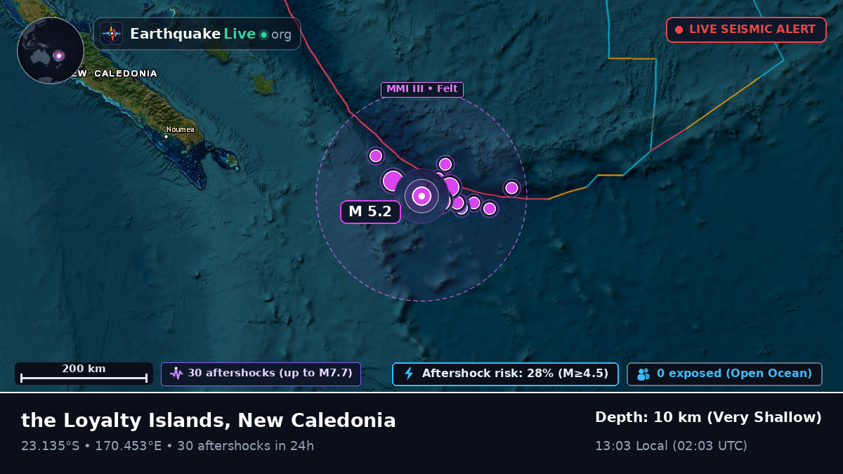 South Pacific Ocean (New Caledonia)