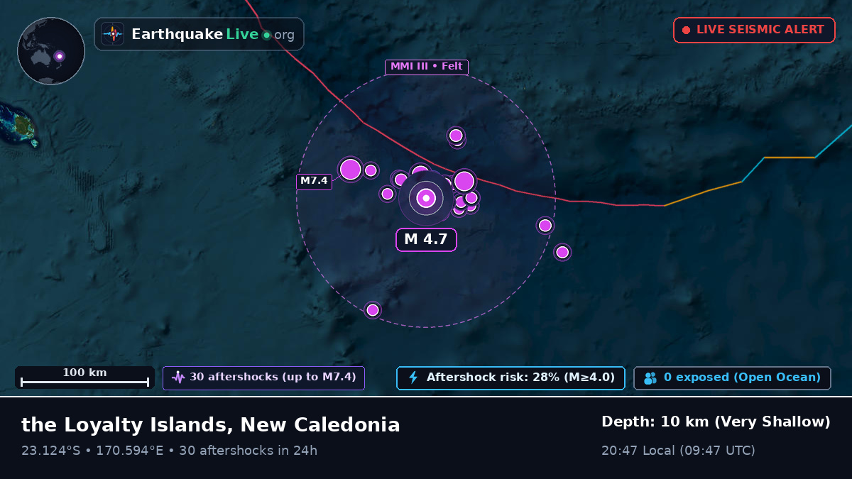 South Pacific Ocean (New Caledonia)