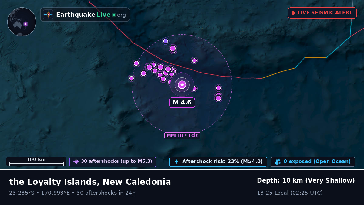 South Pacific Ocean (New Caledonia)