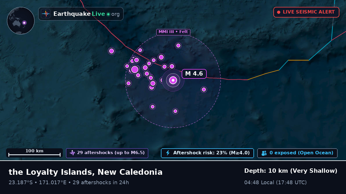 South Pacific Ocean (New Caledonia)