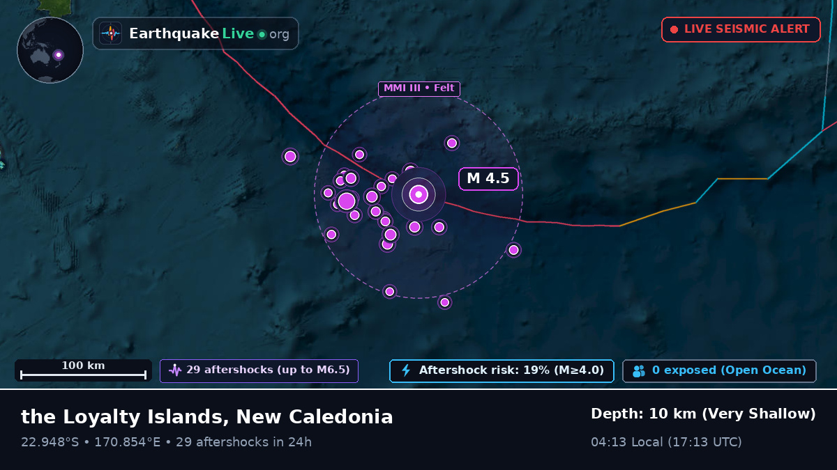 South Pacific Ocean (New Caledonia)