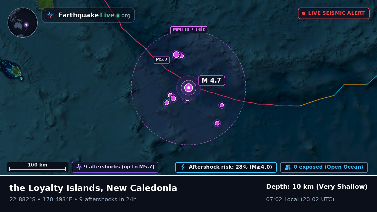 South Pacific Ocean (New Caledonia)