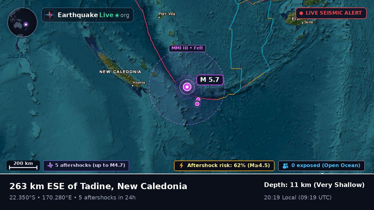 South Pacific Ocean (New Caledonia)