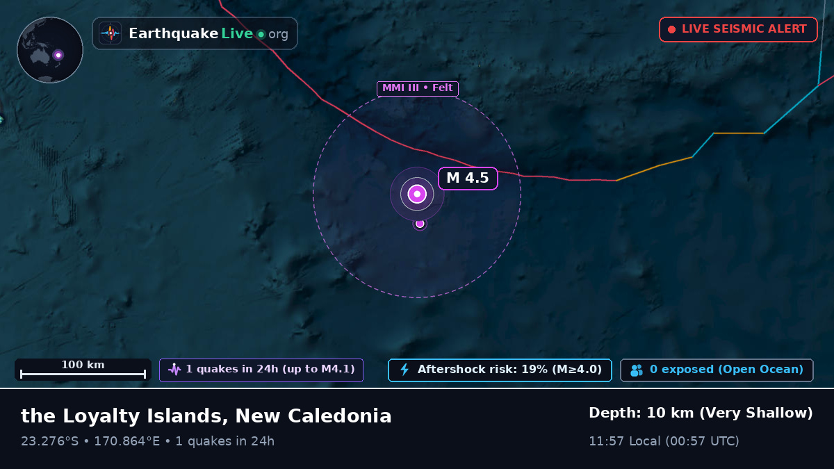 South Pacific Ocean (New Caledonia)