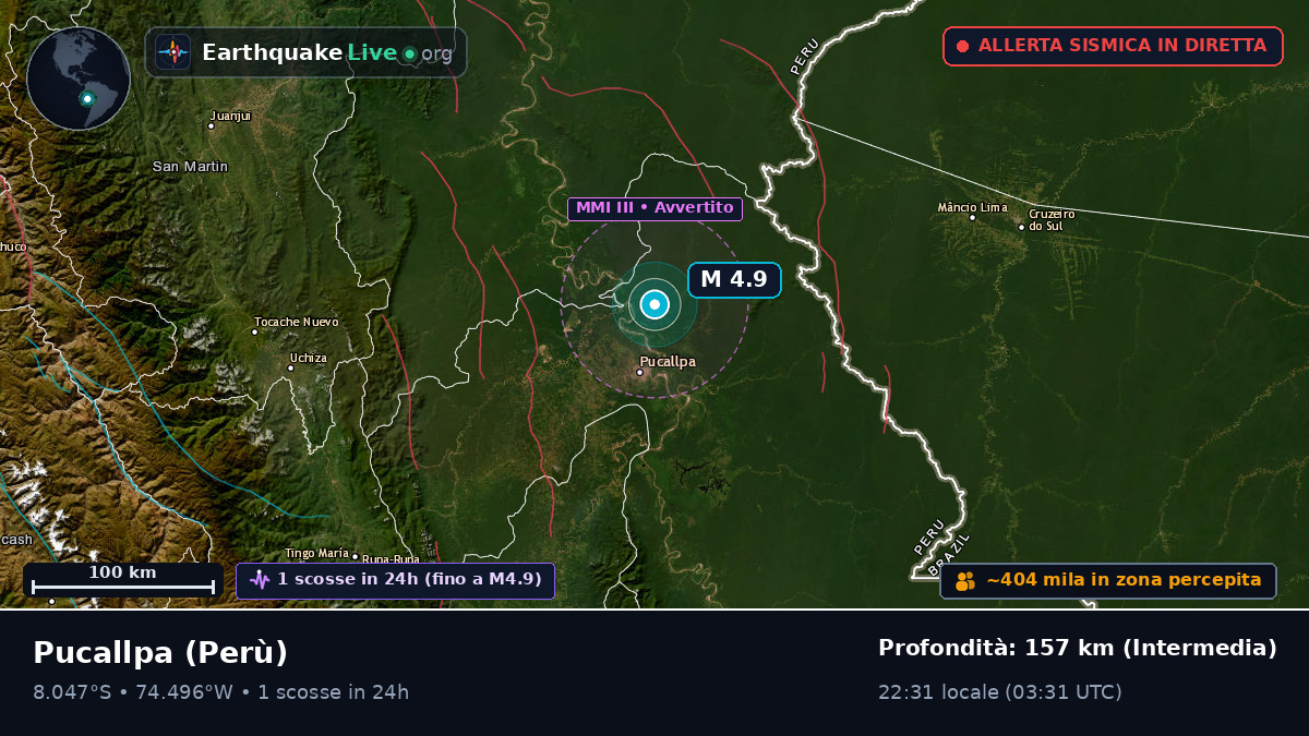 Ucayali, Perù