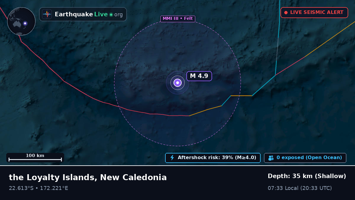 South Pacific Ocean (New Caledonia)