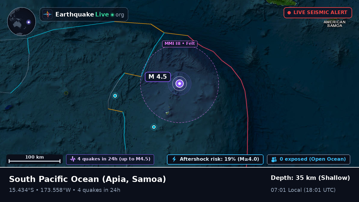 South Pacific Ocean (Samoa)