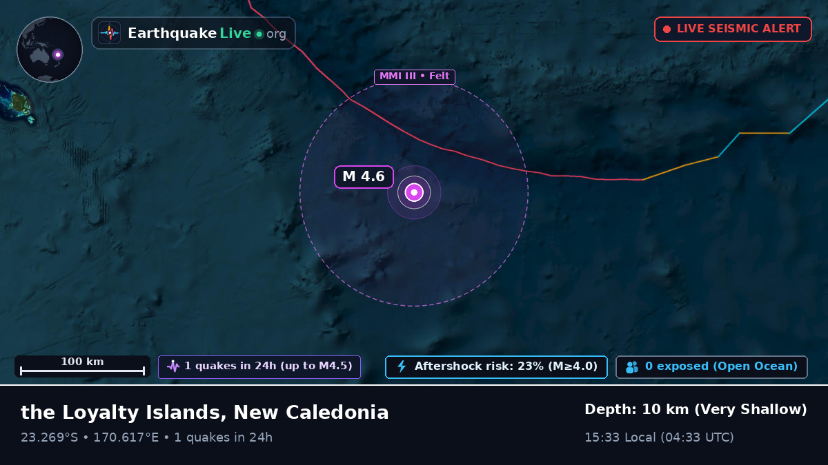 South Pacific Ocean (New Caledonia)