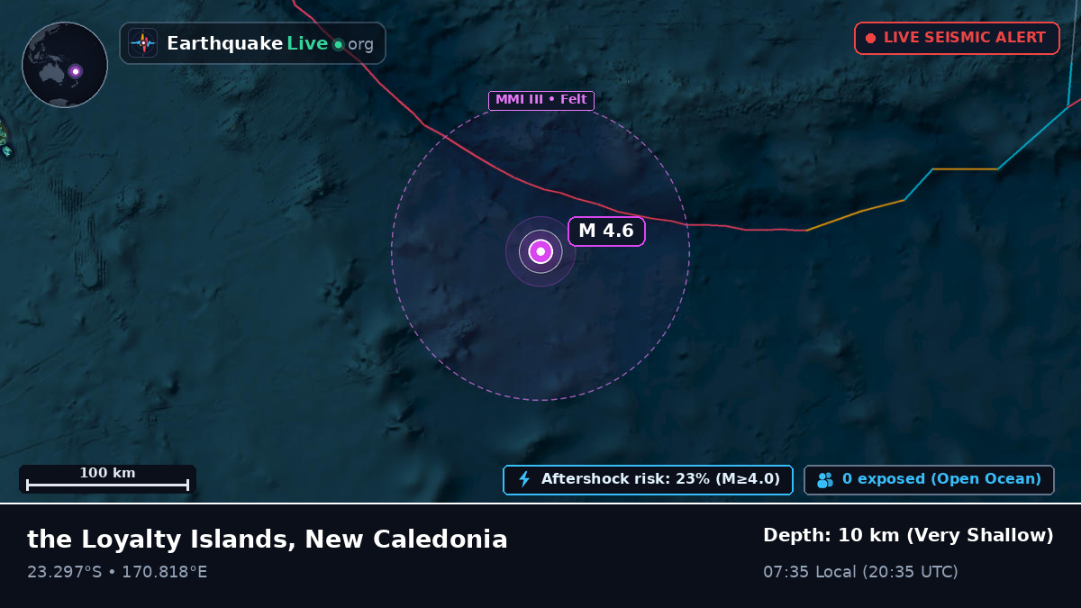 South Pacific Ocean (New Caledonia)