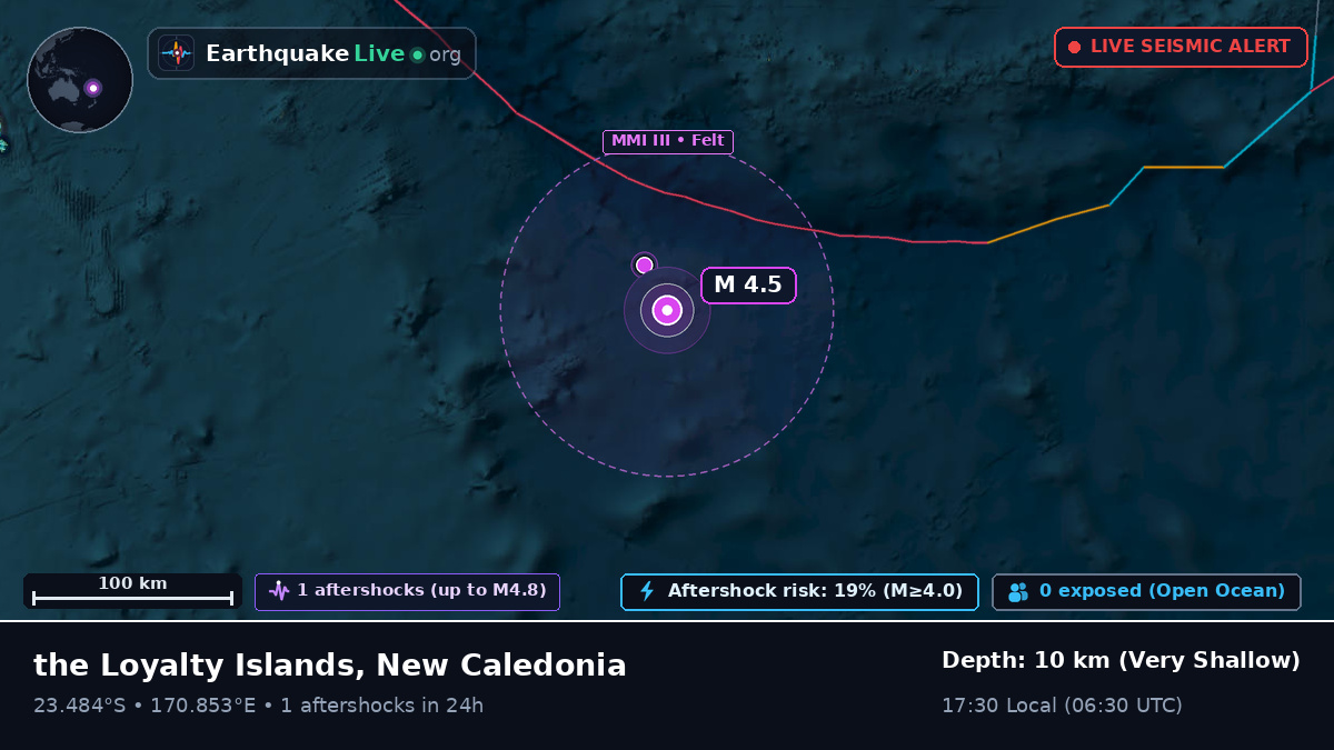 South Pacific Ocean (New Caledonia)