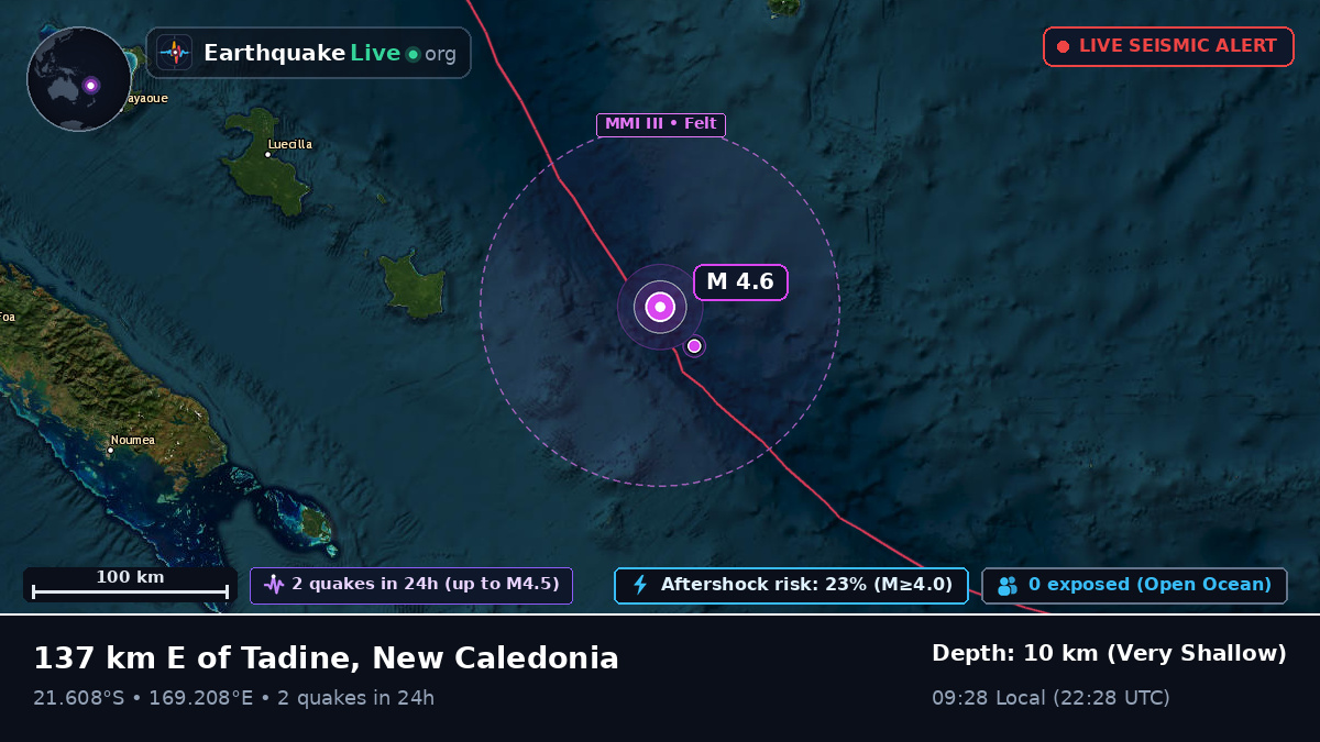 South Pacific Ocean (New Caledonia)