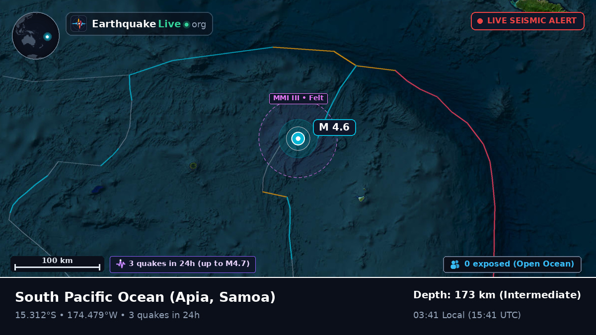 South Pacific Ocean (Samoa)