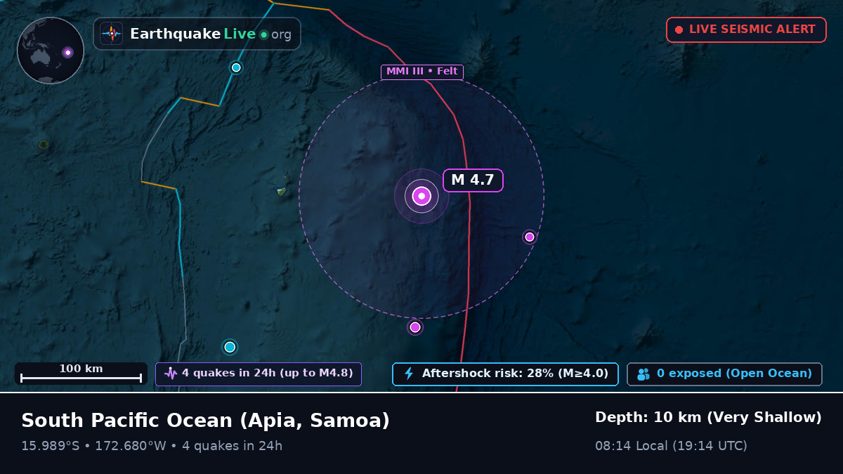 South Pacific Ocean (Samoa)