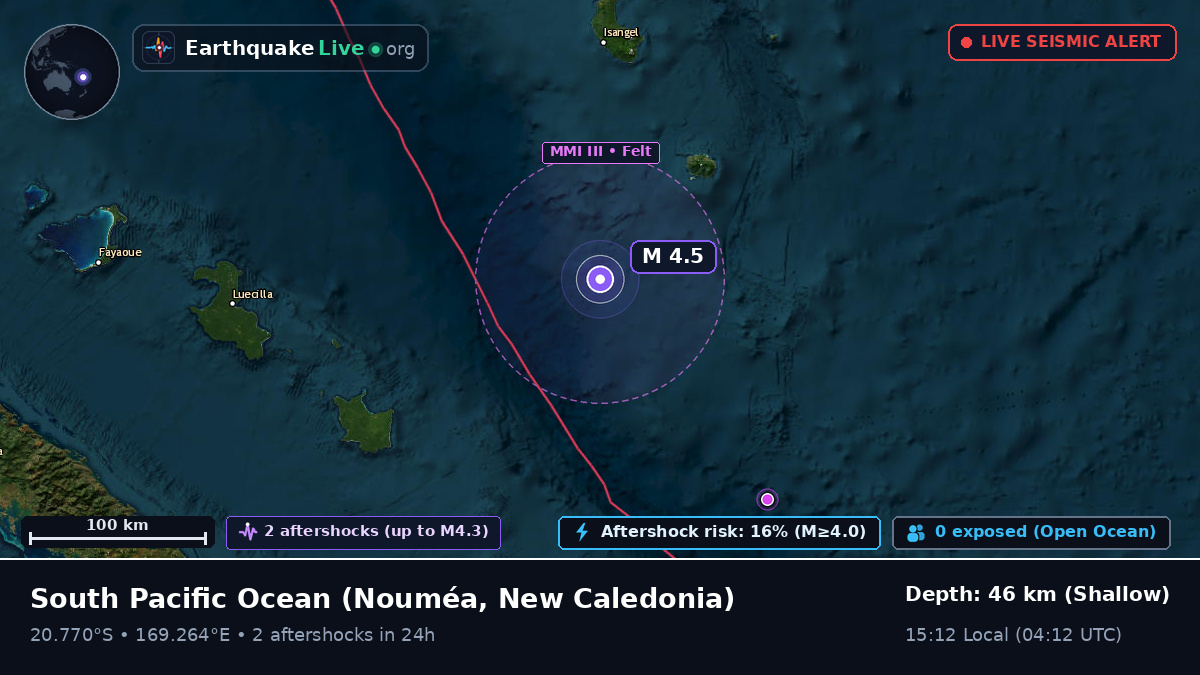 South Pacific Ocean (New Caledonia)
