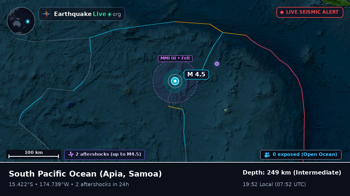 South Pacific Ocean (Samoa)