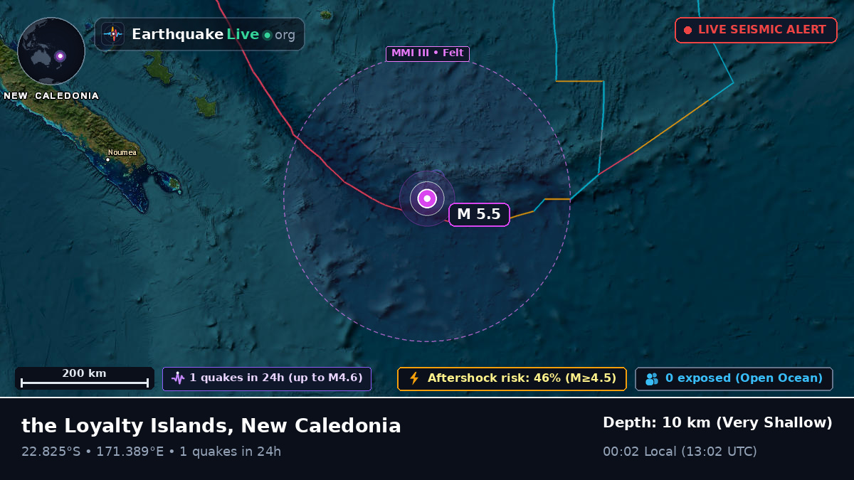 South Pacific Ocean (New Caledonia)