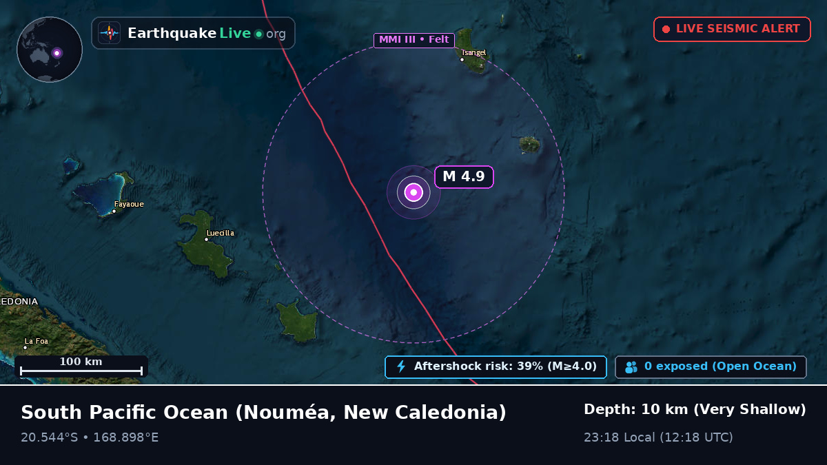 South Pacific Ocean (New Caledonia)