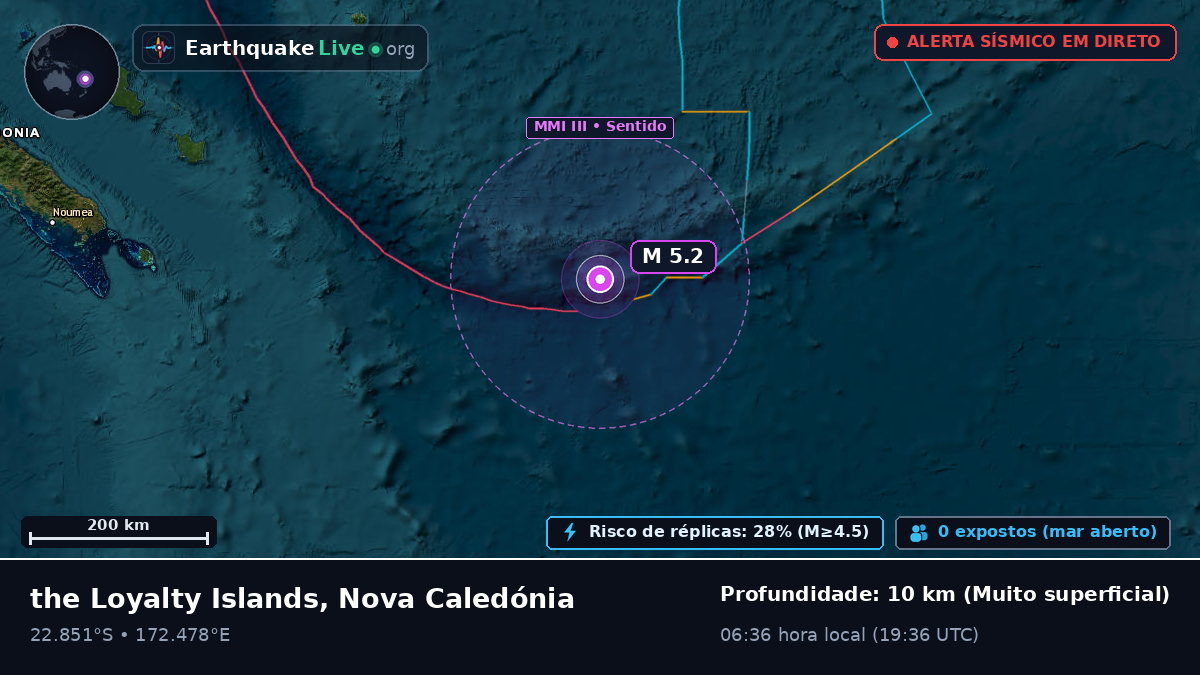 Oceano Pacífico Sul (Nova Caledónia)
