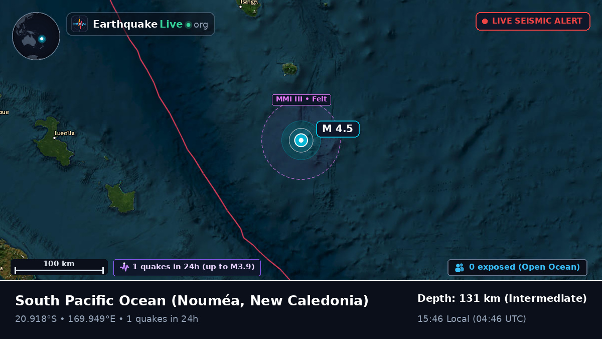 South Pacific Ocean (New Caledonia)