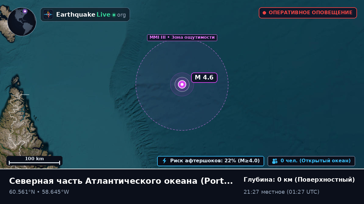 Северная часть Атлантического океана (Канада)