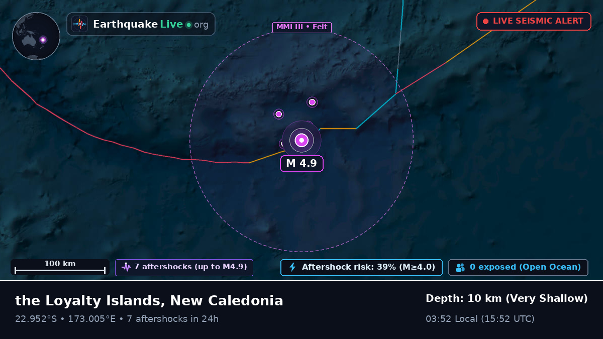 South Pacific Ocean (New Caledonia)