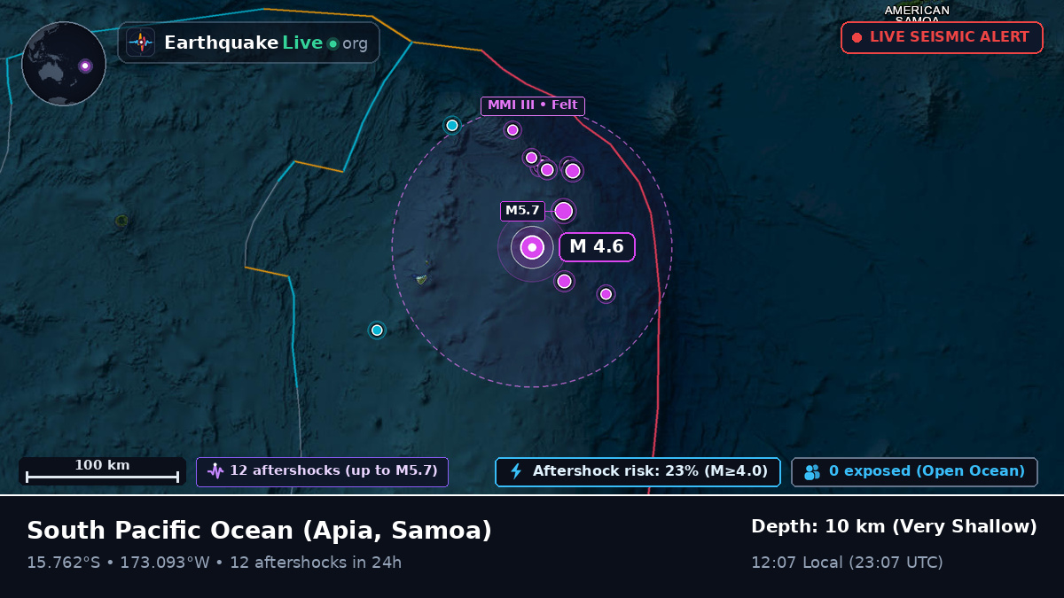 South Pacific Ocean (Samoa)