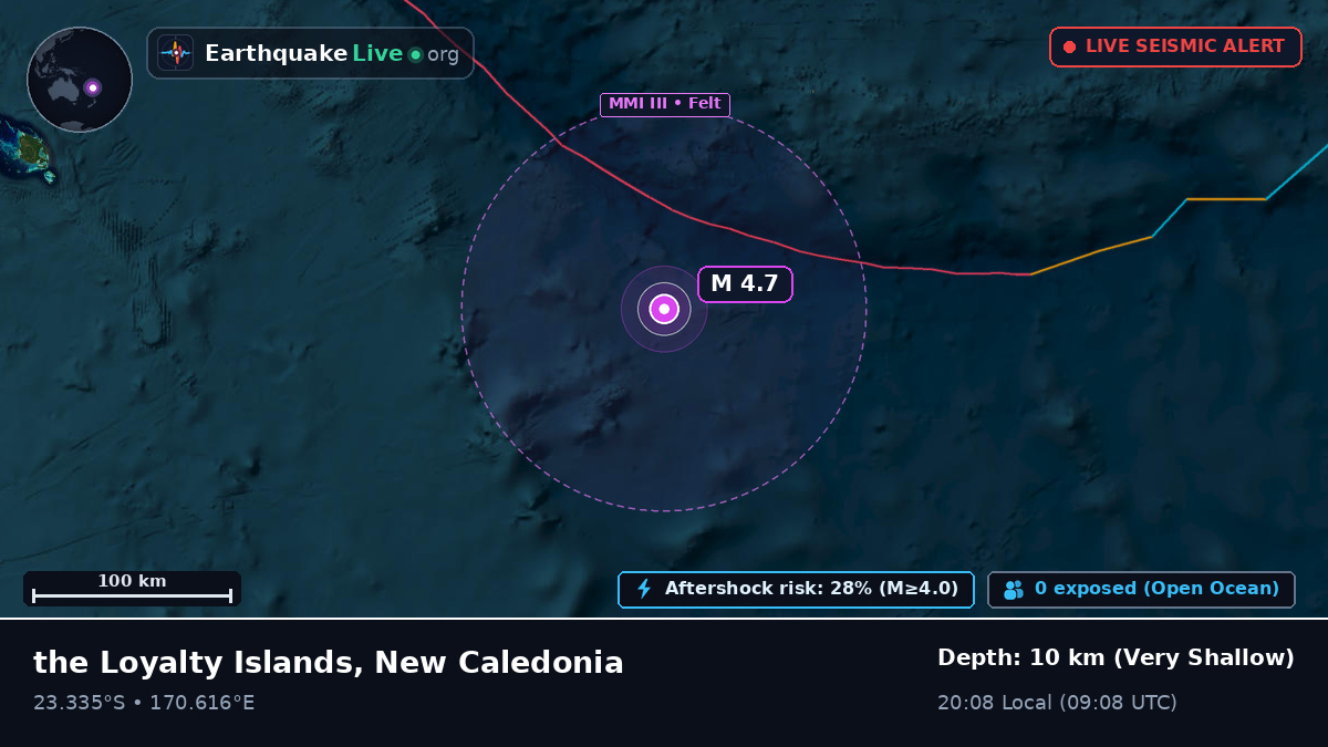 South Pacific Ocean (New Caledonia)
