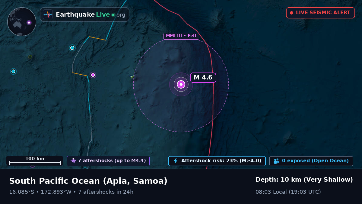South Pacific Ocean (Samoa)